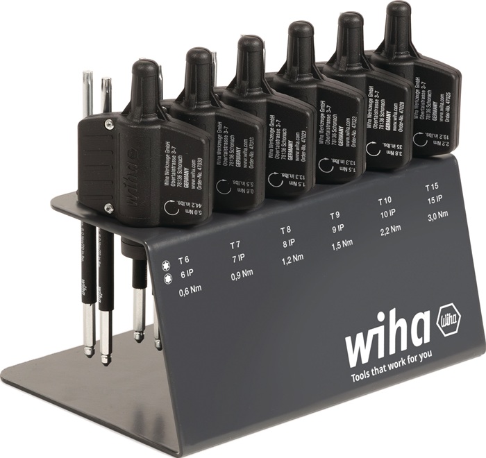 WIHA Drehmomentschraubendreher-Satz 19-teilig 0,6-3 Nm