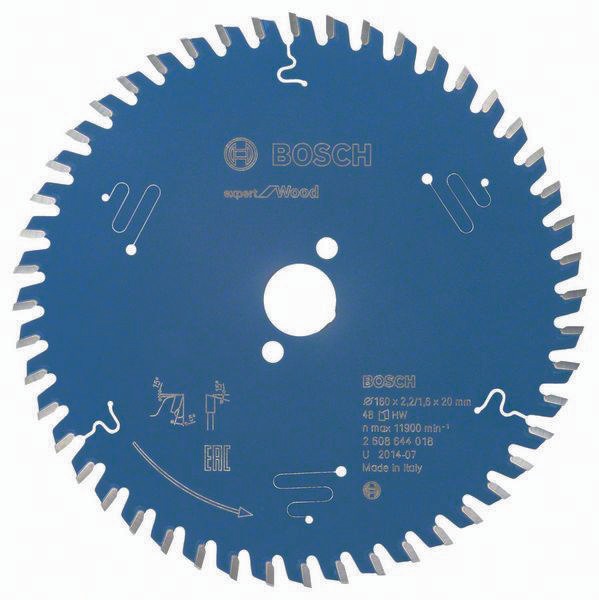 BOSCH Kreissägeblatt Außen-Ø 160 mm Zähnezahl 48 WZ