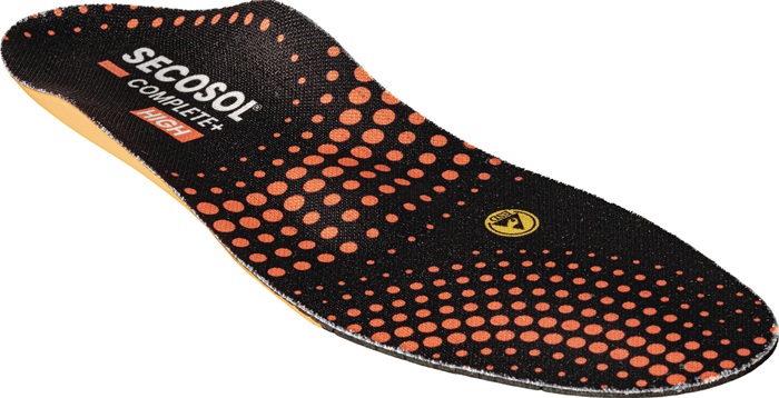 SECOSOL Einlegesohle SECOSOL® COMPLETE+ HIGH Gr.40 schwarz/rot