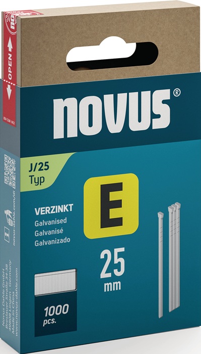 NOVUS Nägel Länge 25 mm Drahtbreite 1,2 mm