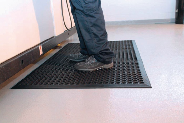 COBA Arbeitsplatzbodenbelag Fertigmatte L1500xB900xS10mm