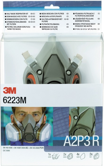3M Atemschutzhalbmasken-Set EN 140