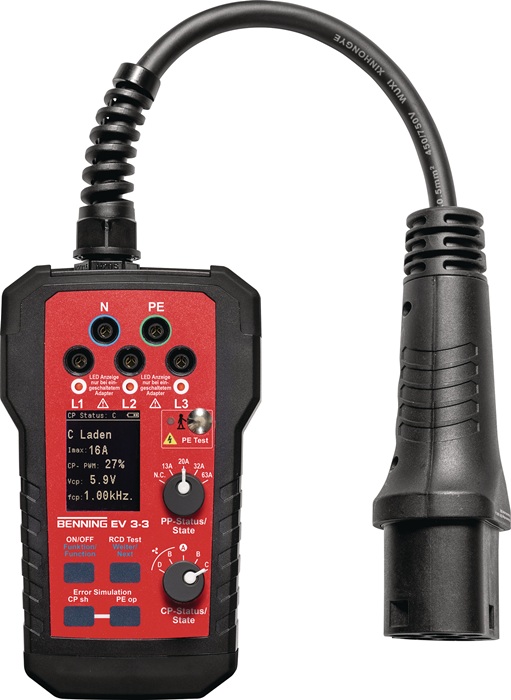 BENNING Wallboxtester zur Prüfung für EV-Ladesäulen