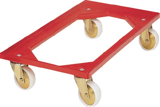 Kistenroller Tragfähigkeit 250 kg Polymer-Bereifung