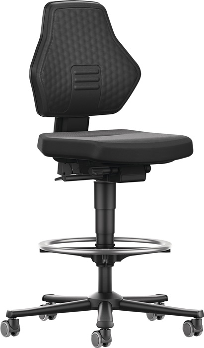 BIMOS Arbeitsdrehstuhl Rollen + Fußring