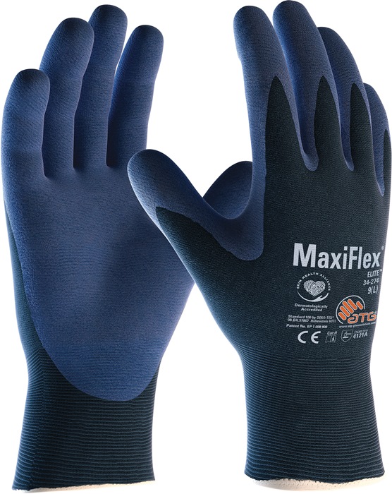 ATG Handschuhe Größe 10 blau/blau - Vorteilspack