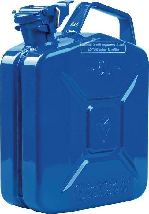 VALPRO Kraftstoffkanister 5l Signalblau RAL 5005 Stahlbl.0,9mm L230xB120xH310mm VALPRO