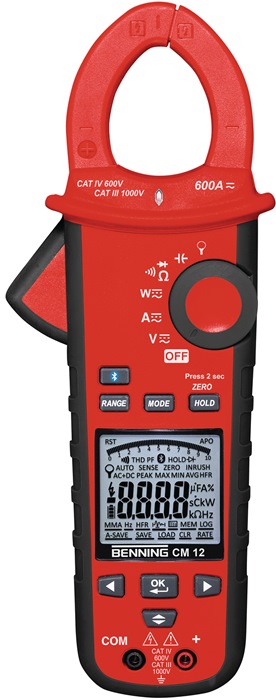 BENNING Stromzangenmultimeter 10 mA - 600 A AC/DC