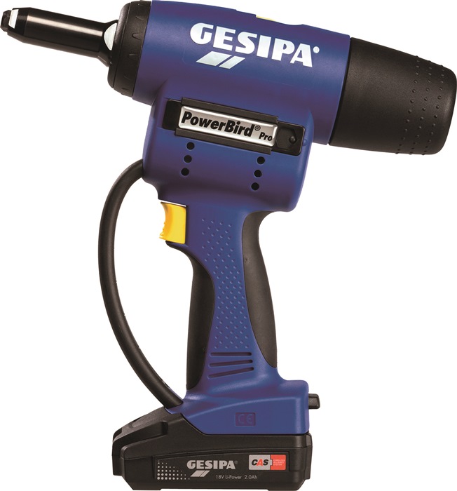 GESIPA Akku-Blindnietsetzgerät 9-teilig 20000 N