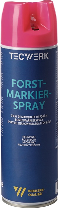 TECWERK Forstmarkierspray neonpink 500ml Spraydose TECWERK - Vorteilspack