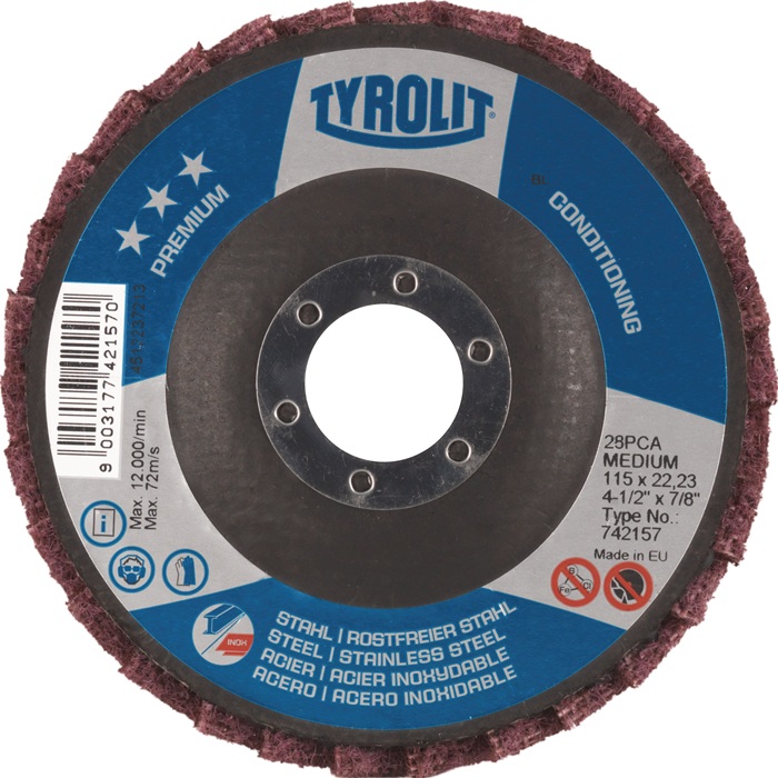 TYROLIT Polierscheibe PREMIUM CONDITIONING D.125mm coarse TYROLIT - Vorteilspack