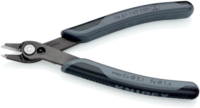 KNIPEX Elektronik-Seitenschneider Super-Knips® L.140mm Facette nein brün.KNIPEX