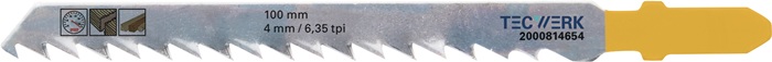 TECWERK Stichsägeblatt Gesamtlänge 100 mm