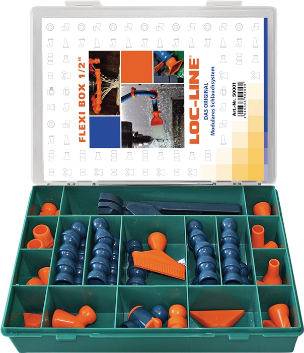 LOC-LINE Kühlmittelgelenkschlauch-Set Größe 1/2 ″