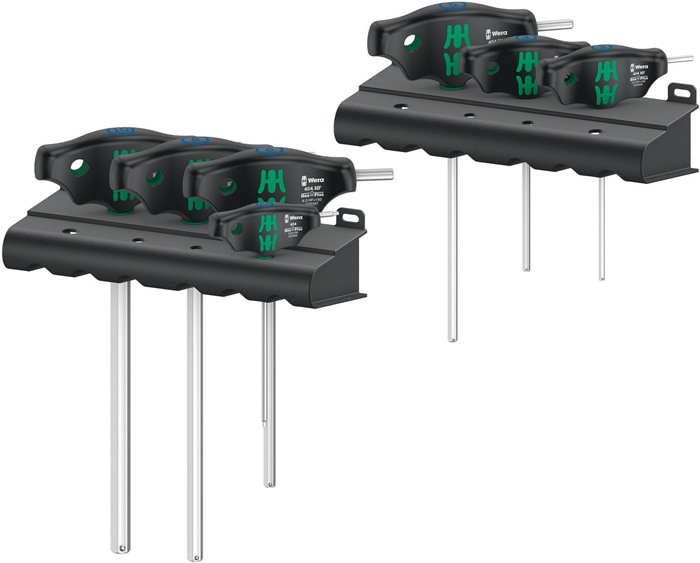 WERA Sechskantschraubendrehersatz 454/7 HF Set 1 7teilig Quergriff Wera