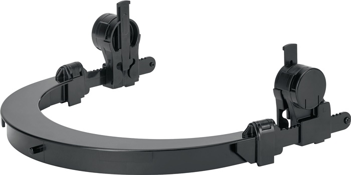 UHLEN Kunststoffhelmhalterung mit Einsteckern für Euroslot schwarz