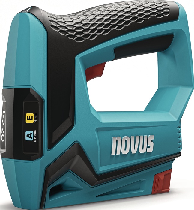 NOVUS Akku-Tacker J-220 solo 3,7V 2000 mAh A 53 E 14 Klammer-L.6-14mm Nagel-L.14mm