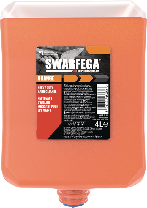 SWARFEGA Handreinigungspaste Swarfega® ORANGE 4l Paste SWARFEGA