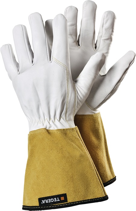 TEGERA Schweißerhandschuhe TEGERA® 126A Gr.9 weiß/gelb - Vorteilspack