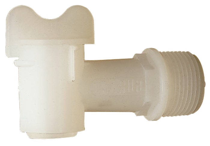 Fasshahn Kunststoff weiß - Vorteilspack